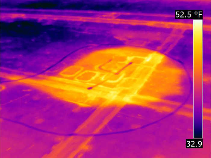 Infrared Roof Moisture Survey